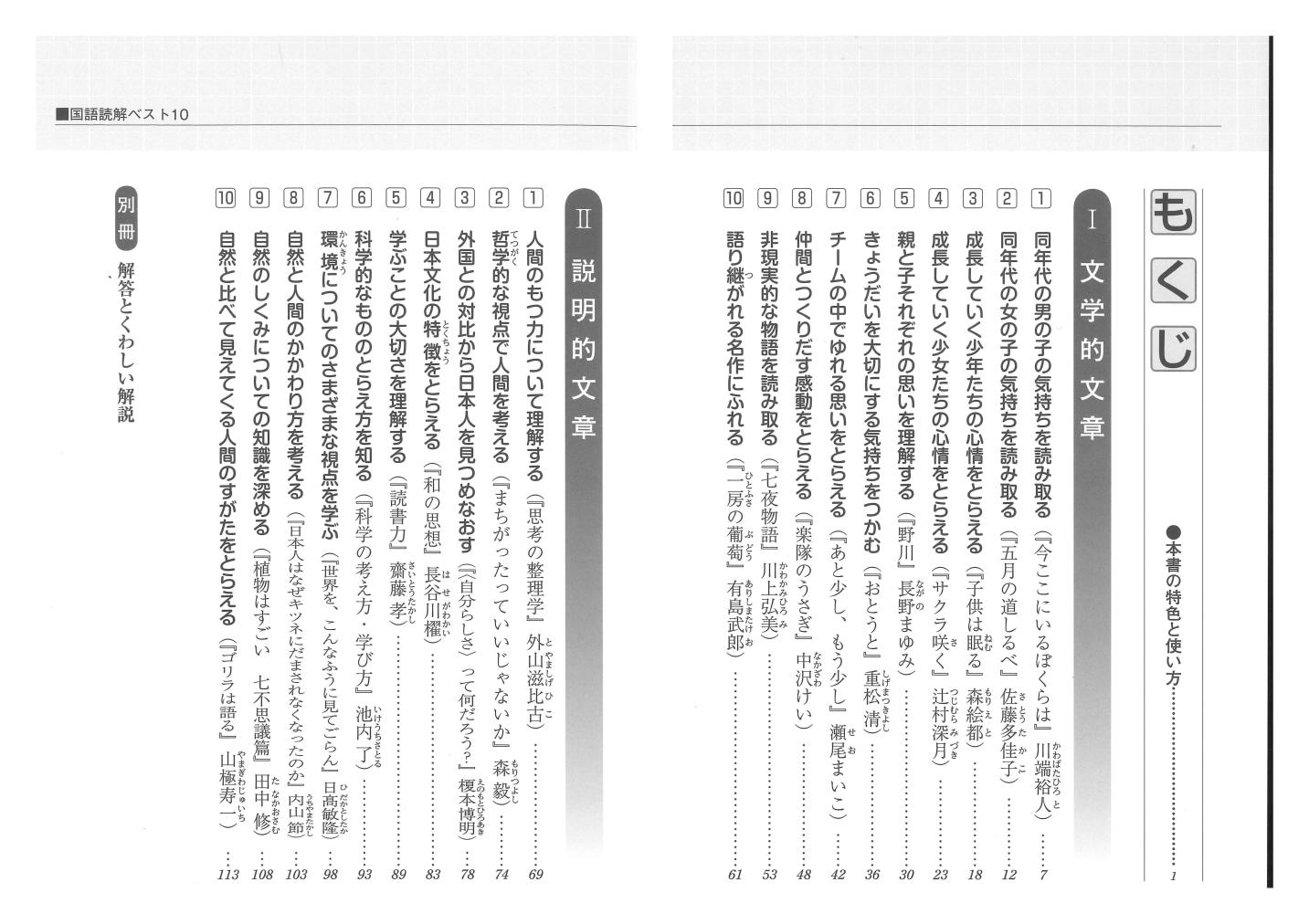 これが入試に出る①国語読解ベスト10　改定二版 商品画像3